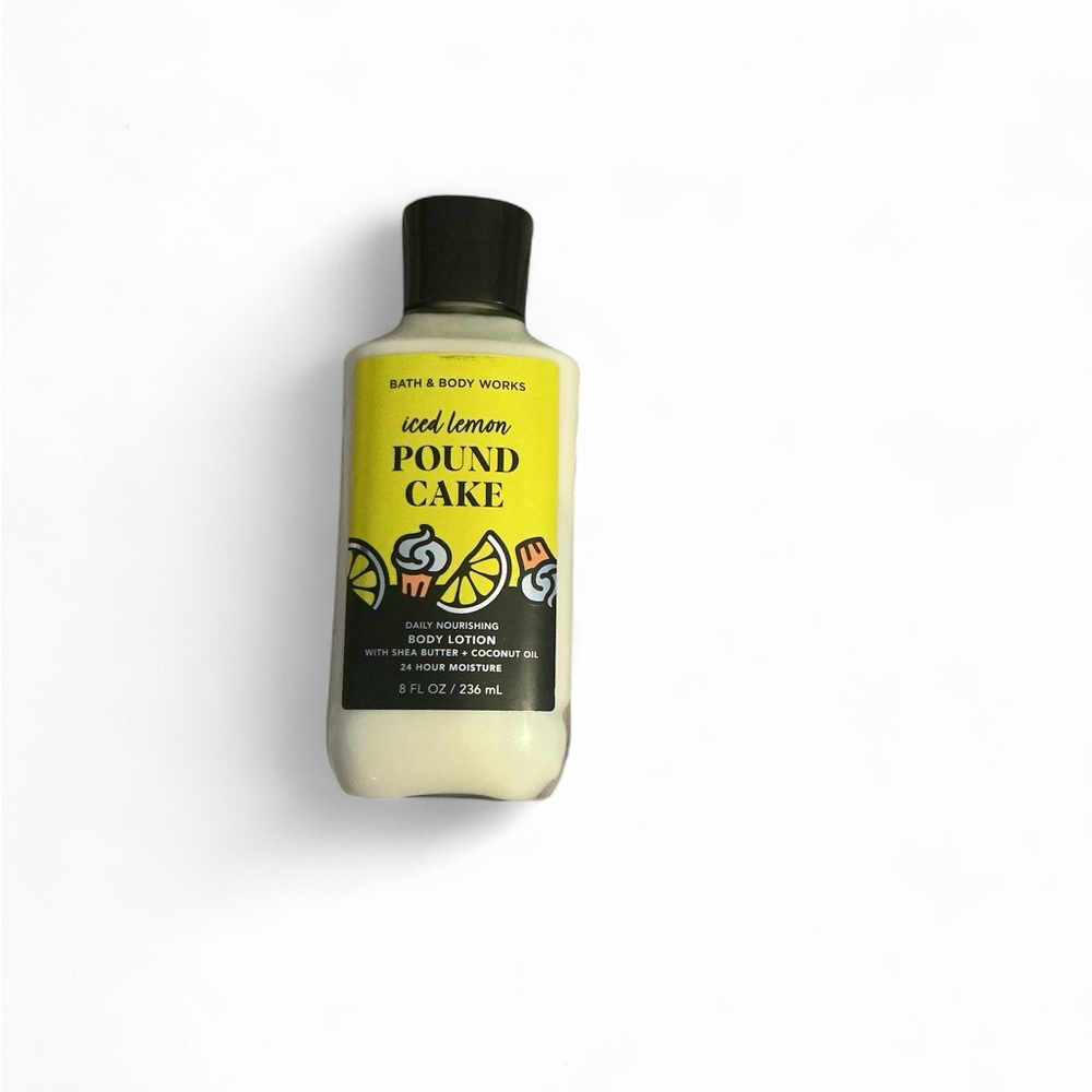 Bath & Body Works Iced Lemon Pound Cake Body Lotion - Black and Yellow